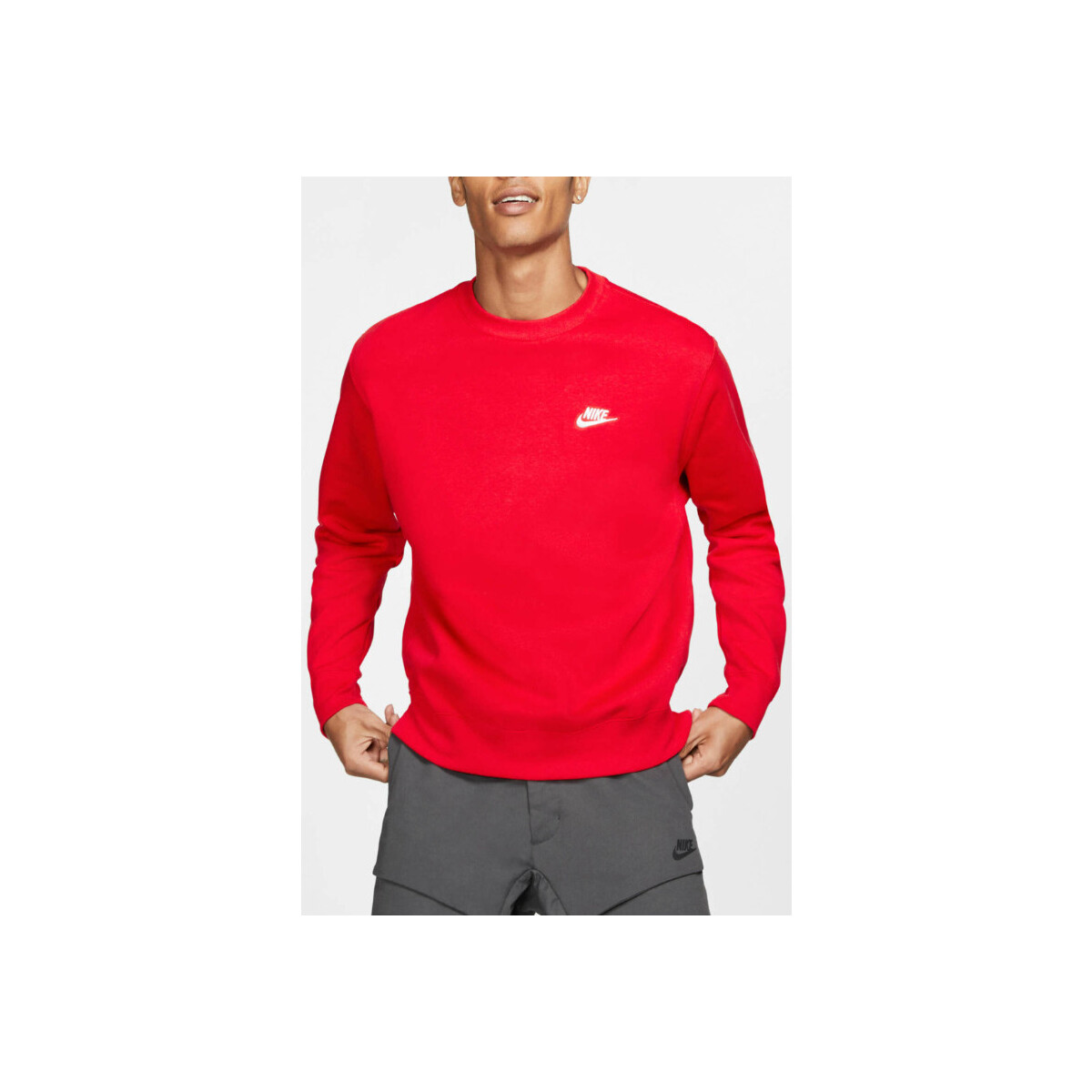 Vêtements Homme Sweats Nike forever - Sweat col rond - rouge Autres
