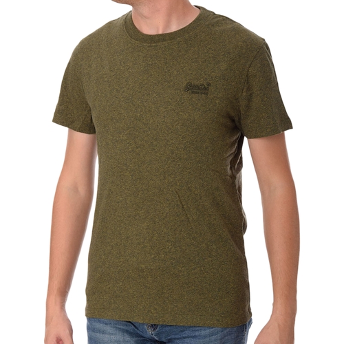 Vêtements Homme T-shirts manches courtes Superdry Tee shirt vintage logo Emb Vert