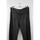 Vêtements Femme Pantalons Hermès Paris Pantalon large en cuir Noir