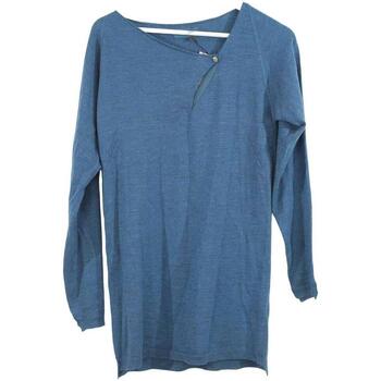 Vêtements Femme Sweats Oreillers / Traversins Pull-over en laine Bleu