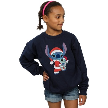 Vêtements Fille Sweats Disney Lilo And Stitch Stitch Christmas Bleu