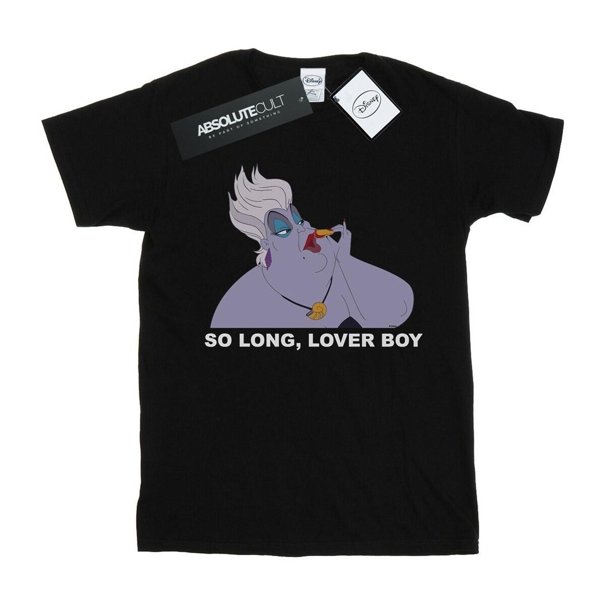 Vêtements Garçon T-shirts manches longues Disney The Little Mermaid Ursula So Long Noir