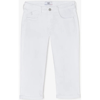 Vêtements Femme Shorts / Bermudas Marylou 400/17 Mom Tailleises Corsaire kaya blanc Blanc