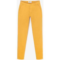 Vêtements Femme Pantalons Le Temps des Cerises Pantalon chino dyli5 moutarde Orange