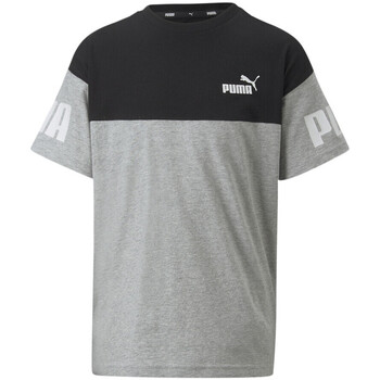 Vêtements Garçon T-shirts manches courtes Puma 670097-04 Gris