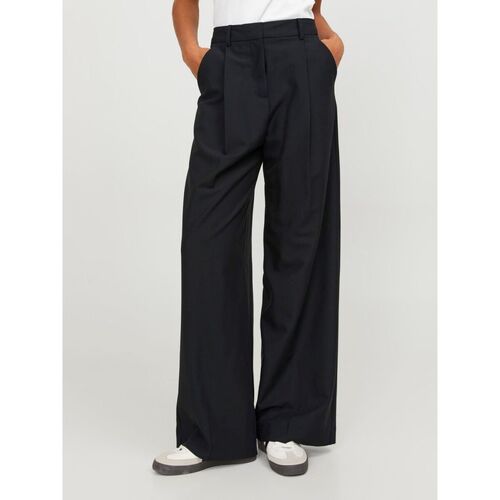 Vêtements Femme Pantalons Jjxx 12248958 WIDE HW PANT-BLACK Noir