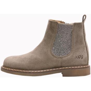Chaussures Fille Boots Black Bopy Seven Taupe Marron