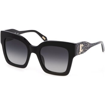 lunettes de soleil roberto cavalli  sjc019 lunettes de soleil, noir/fumée, 52 mm 