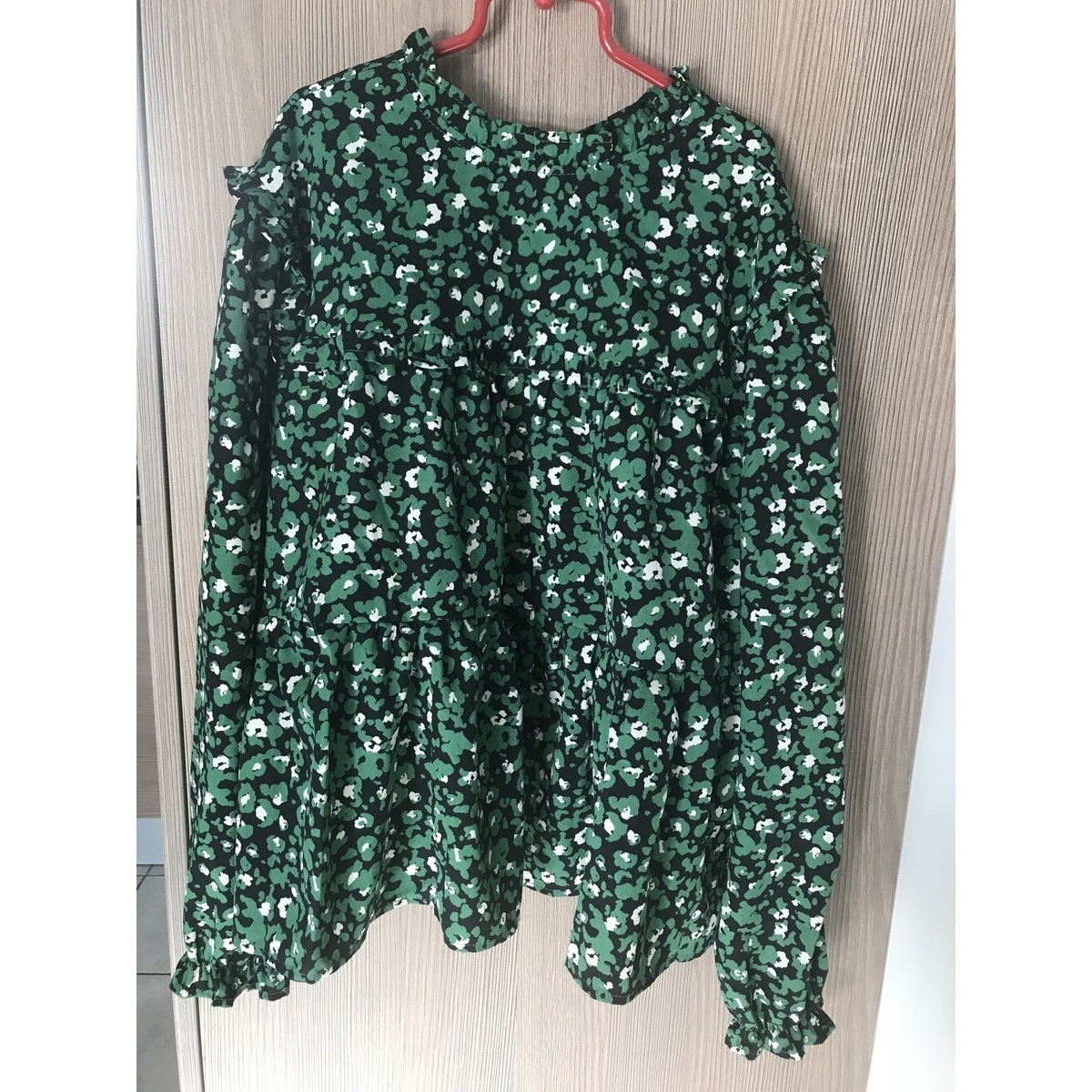Vêtements Femme Chemises / Chemisiers Kilibbi Blouse imprimée Vert