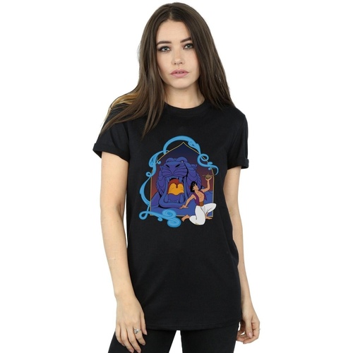 Vêtements Femme T-shirts manches longues Disney Aladdin Cave Of Wonders Noir
