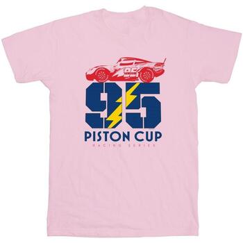 Vêtements Homme T-shirts manches longues Disney Cars Piston Cup 95 Rouge