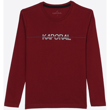 Vêtements Garçon T-shirts manches longues Kaporal EVENY Bordeaux