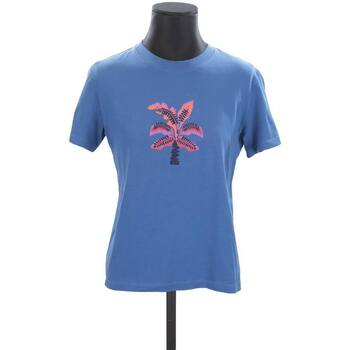 Vêtements Femme Débardeurs / T-shirts sans manche Tara Jarmon Top en coton Bleu