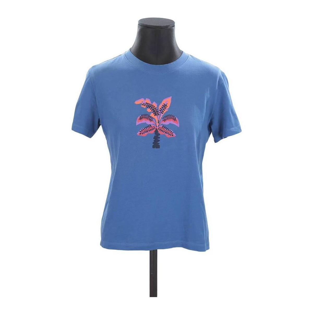 Vêtements Femme Débardeurs / T-shirts sans manche Tara Jarmon Top en coton Bleu