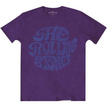 Vêtements T-shirts manches longues The Rolling Stones  Violet