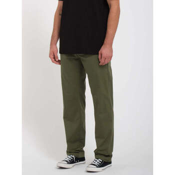 Vêtements Homme Jeans Volcom Pantalones  Frickin Modern Stretch - Squadron Green Vert