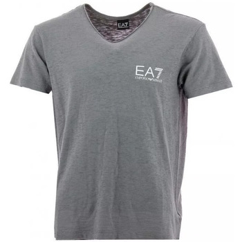 Vêtements Homme T-shirts & Polos Ea7 Emporio monogram-print Armani Tee-shirt Gris