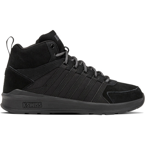 Chaussures Homme Baskets mode K-Swiss 07145-010-M | VISTA TRAINER MID WNT | BLACK/BLACK/BLACK Noir