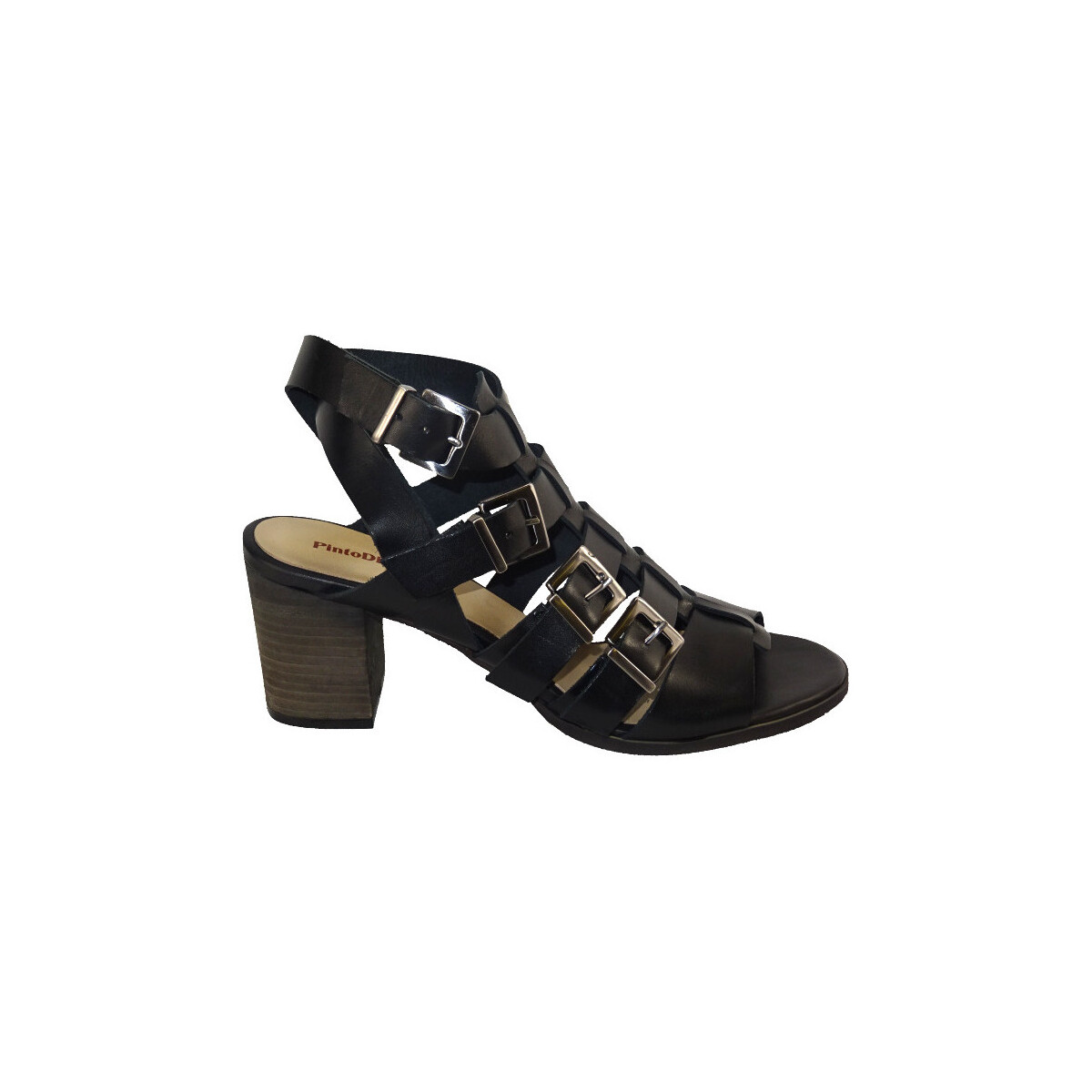 Chaussures Femme Sandales et Nu-pieds PintoDiBlu PINTO23 Noir