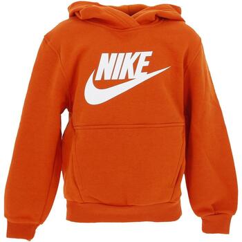 Vêtements Garçon Sweats Nike K nsw club flc hdy hbr Orange