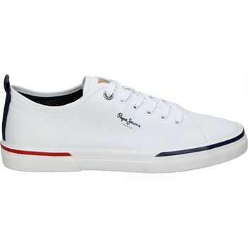 Chaussures Homme Baskets basses Pepe jeans LONAS  PMS30811-800 CABALLERO WHITE Blanc