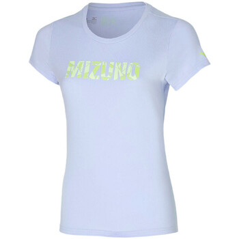 Vêtements Femme T-shirts manches courtes Mizuno shoes K2GA2202-03 Bleu