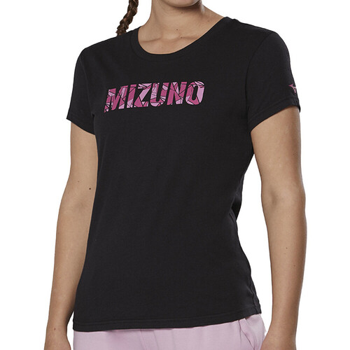 VêMeias Femme T-shirts manches courtes Speed Mizuno K2GA2202-09 Noir