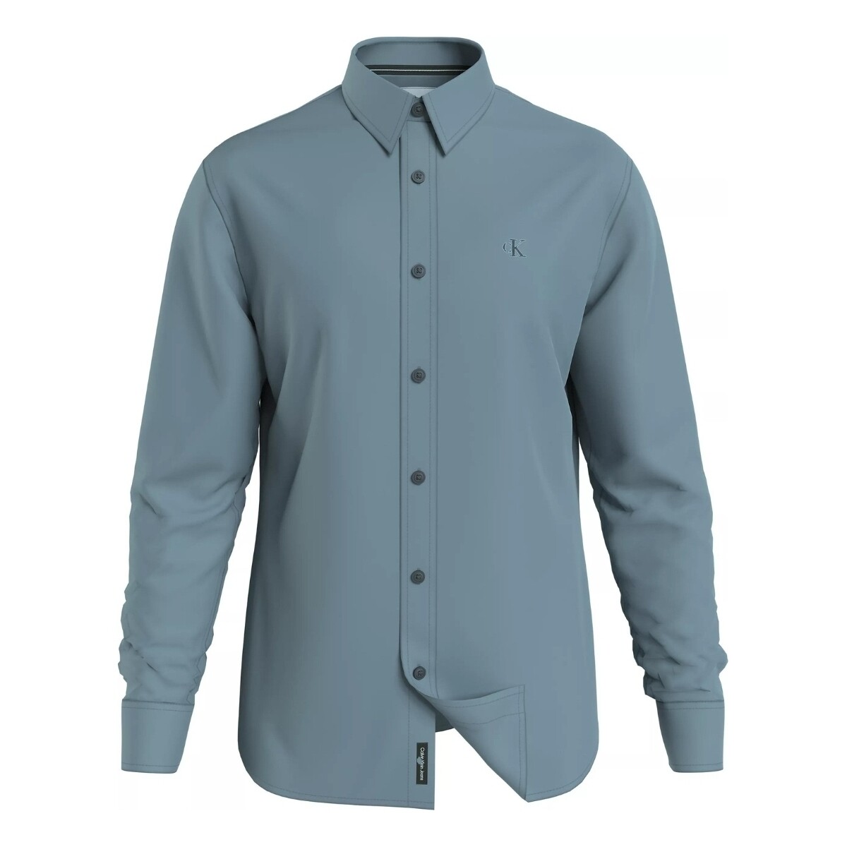 Vêtements Homme Chemises manches longues Calvin Klein Jeans Chemise  Ref 62080 Gris CFQ Gris