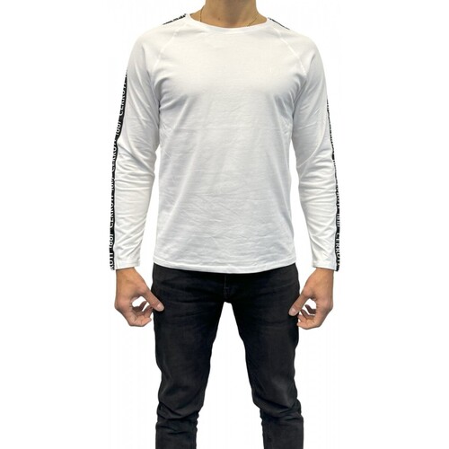 Vêtements Homme T-shirts manches longues Cerruti 1881 Honfleur Blanc