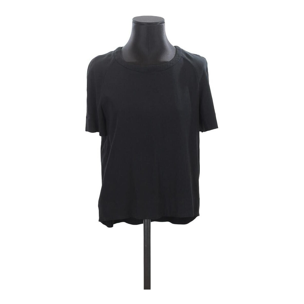 Vêtements Femme Débardeurs / T-shirts sans manche Tara Jarmon Blouse en coton Noir