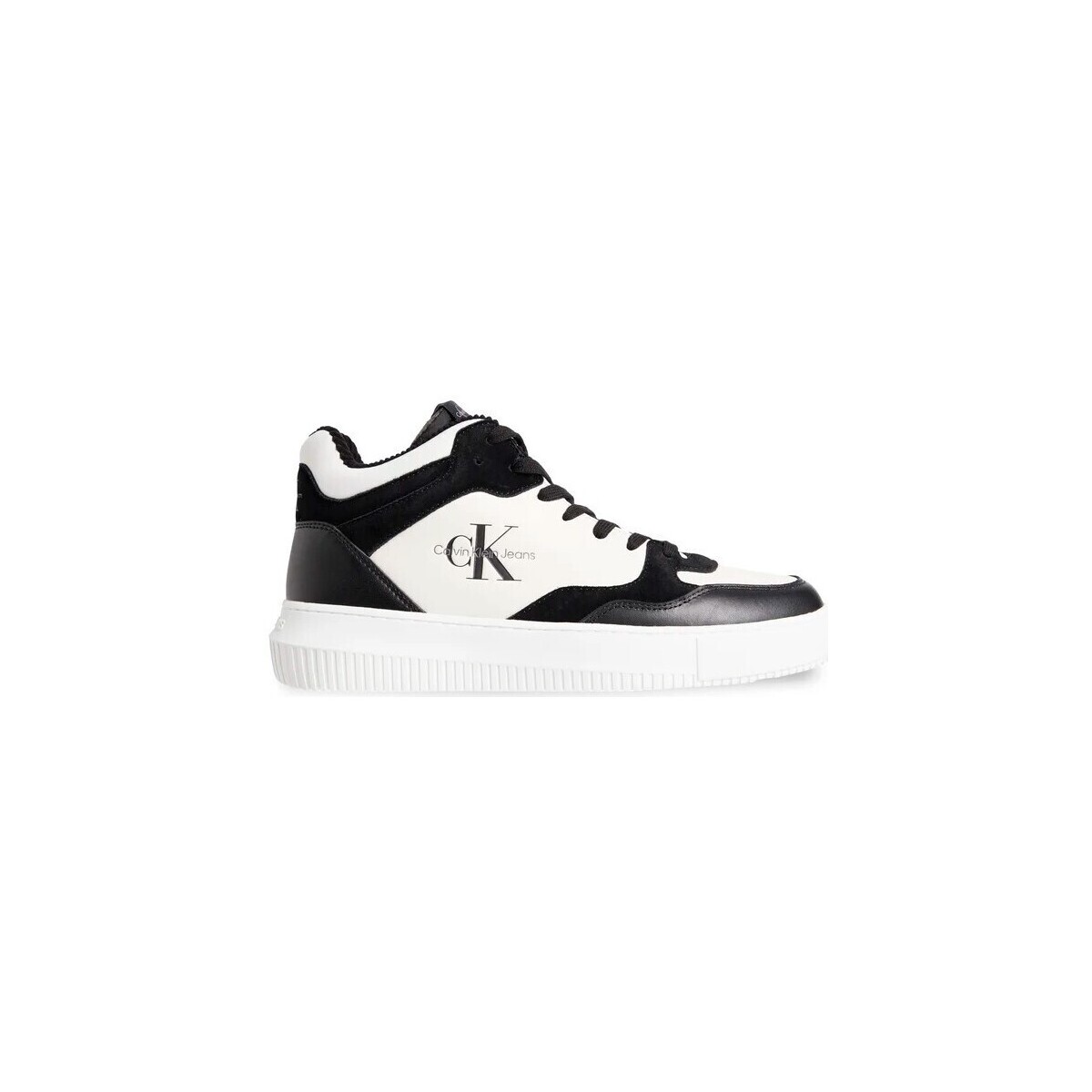 Chaussures Homme Baskets mode Calvin Klein Jeans - Sneakers montantes - blanche Blanc