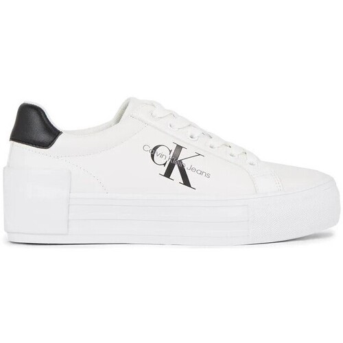 Chaussures Femme Baskets mode Calvin Klein Jeans - Sneakers - blanche Blanc