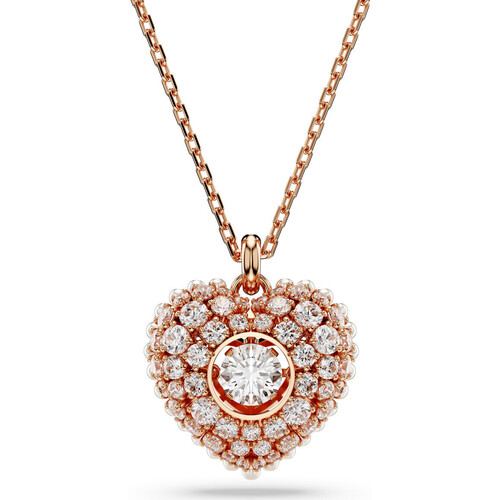 Montres & Bijoux Femme prix dun appel local Swarovski Collier  Hyperbola coeur rosé Rose