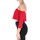 Vêtements Femme Débardeurs / T-shirts sans manche Dramée D100 Rouge
