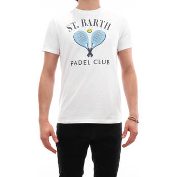 Vêtements Homme T-shirts manches courtes Mc2 Saint Barth TSHM001-02778B Blanc