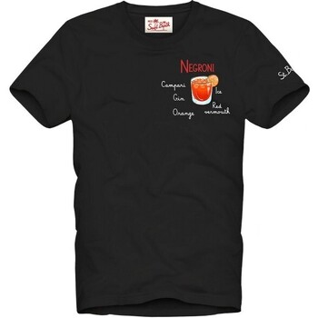 Vêtements Homme T-shirts manches courtes Mc2 Saint Barth TSHM001-00349D Noir
