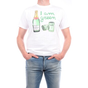 Vêtements Homme T-shirts manches courtes Serviettes de plage TSHM001-MOCH0N Blanc