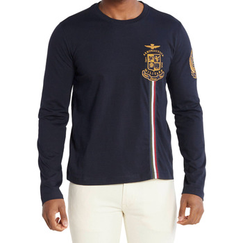 Vêtements Homme T-shirts manches courtes Aeronautica Militare TS2186J592-232 Bleu