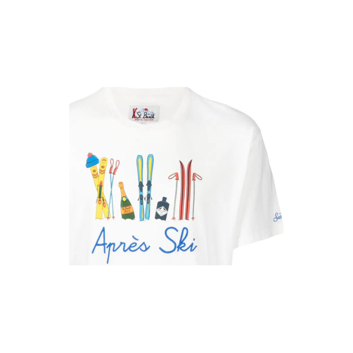 Vêtements Homme T-shirts manches courtes Mc2 Saint Barth ARN0001-10806E Blanc