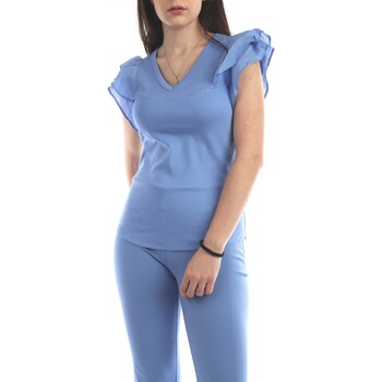 Vêtements Femme T-shirts manches courtes Ralph Lauren 200861781 Bleu