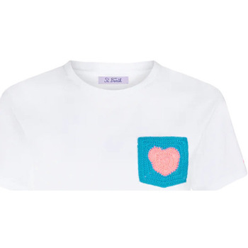 Vêtements Femme T-shirts manches courtes Echarpes / Etoles / Foulards EMI0004-00114D Blanc