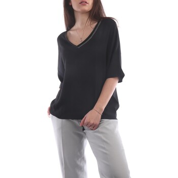 Vêtements Femme Débardeurs / T-shirts sans manche Fabiana Filippi TPD271W296-F269 Noir