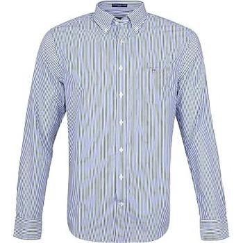 Vêtements Homme Chemises manches longues Gant 2201.3063002 Bleu