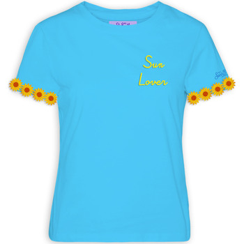 Vêtements Femme T-shirts manches courtes Mc2 Saint Barth EMI0001-04799D Marine