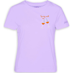 Vêtements Femme T-shirts manches courtes Mc2 Saint Barth EMI0001-07792D Violet