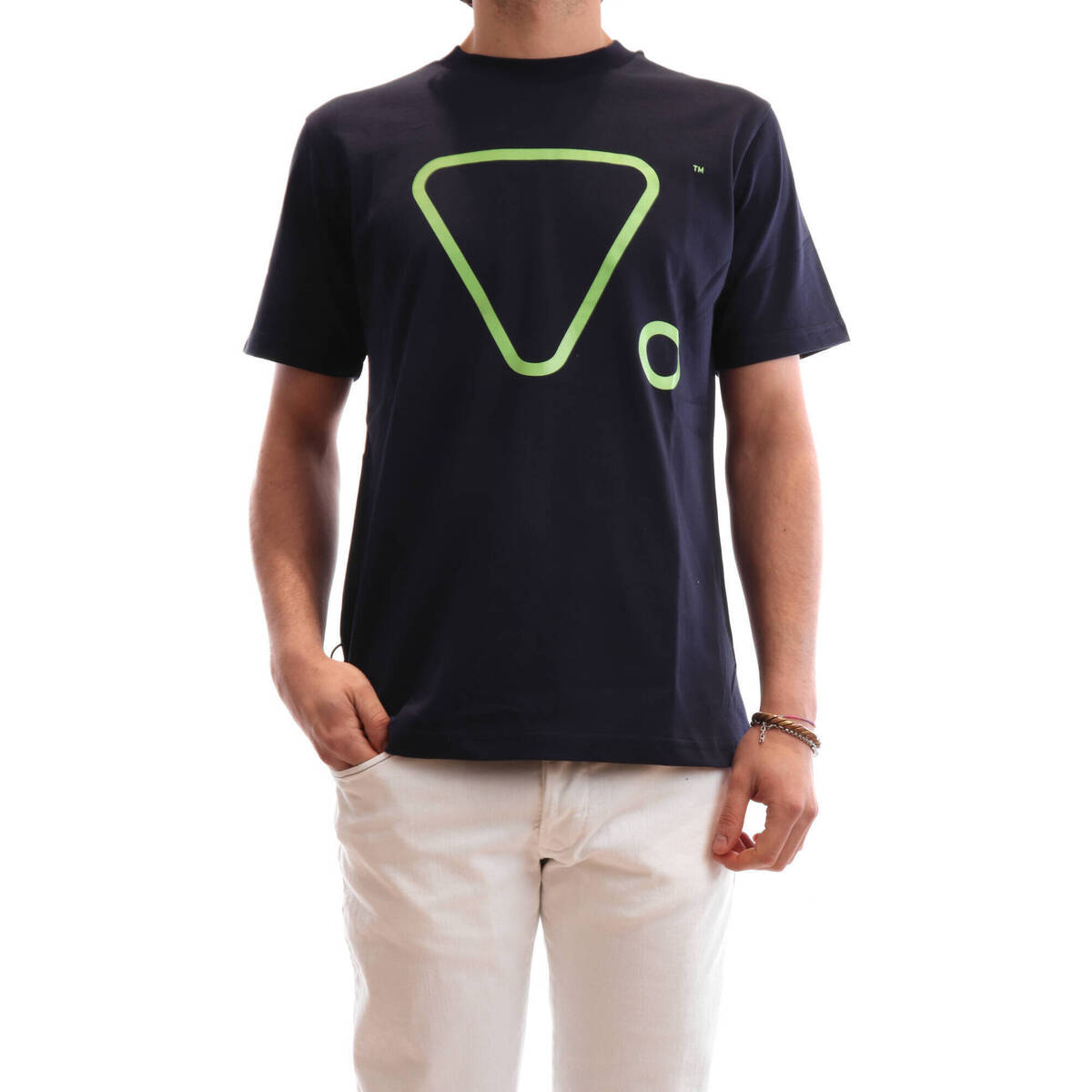 Vêtements Homme T-shirts manches courtes Valvola VFSS22-T5 Bleu