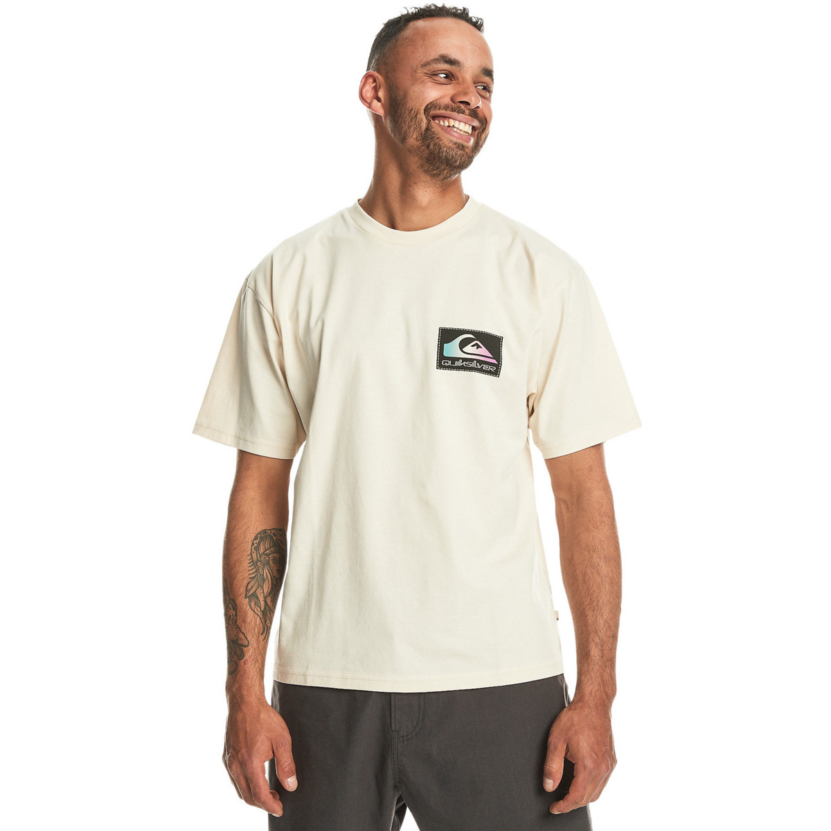 Vêtements Homme Débardeurs / T-shirts Shattered sans manche Quiksilver Back Flash Blanc