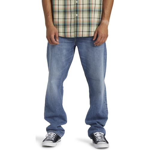 Vêtements Homme Jeans Woods droit Quiksilver Blanc In Extenso Leggings Bleu