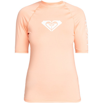 Vêtements Femme T-shirts Young manches courtes Roxy Whole Hearted Rose