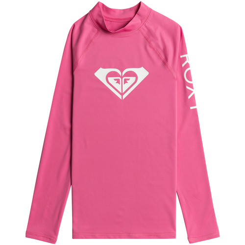 Vêtements Fille T-shirt Manches Longues Roxy Whole Hearted Rose